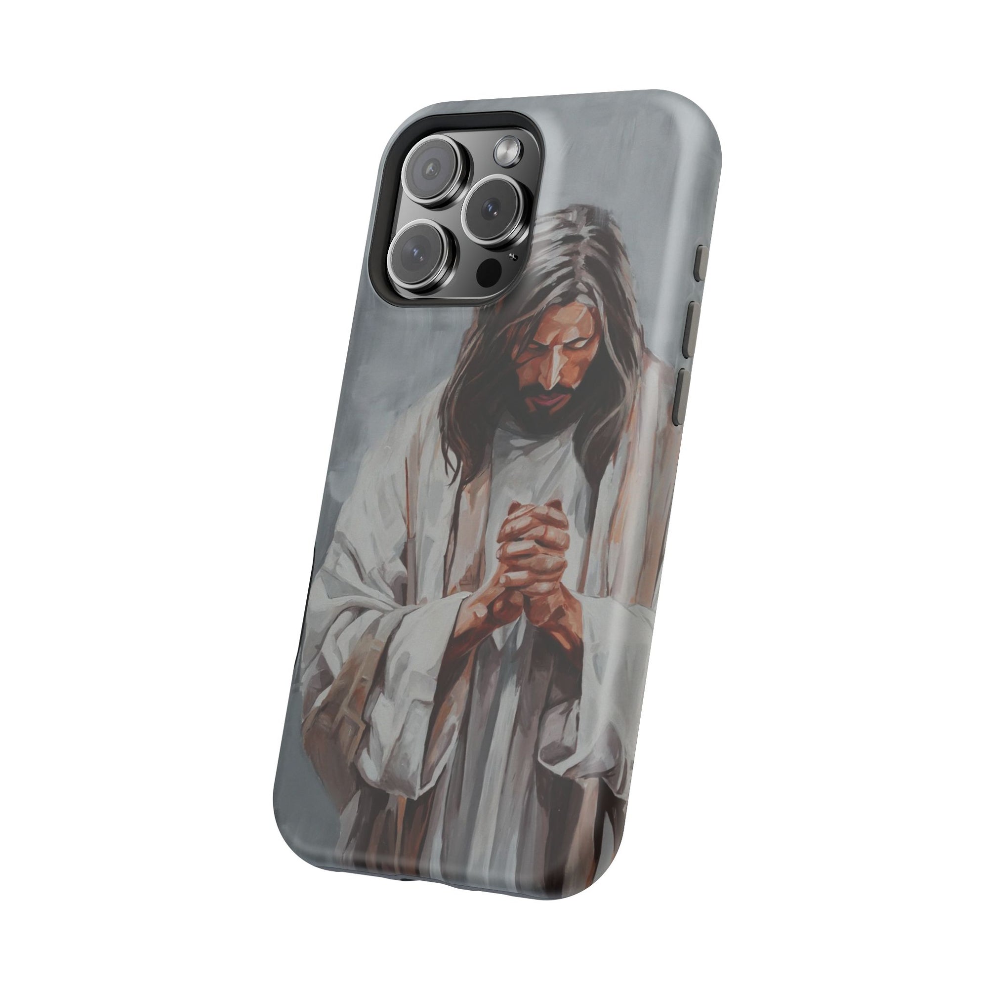 Praying Jesus Phone Case - Mag Safe iPhone Cover