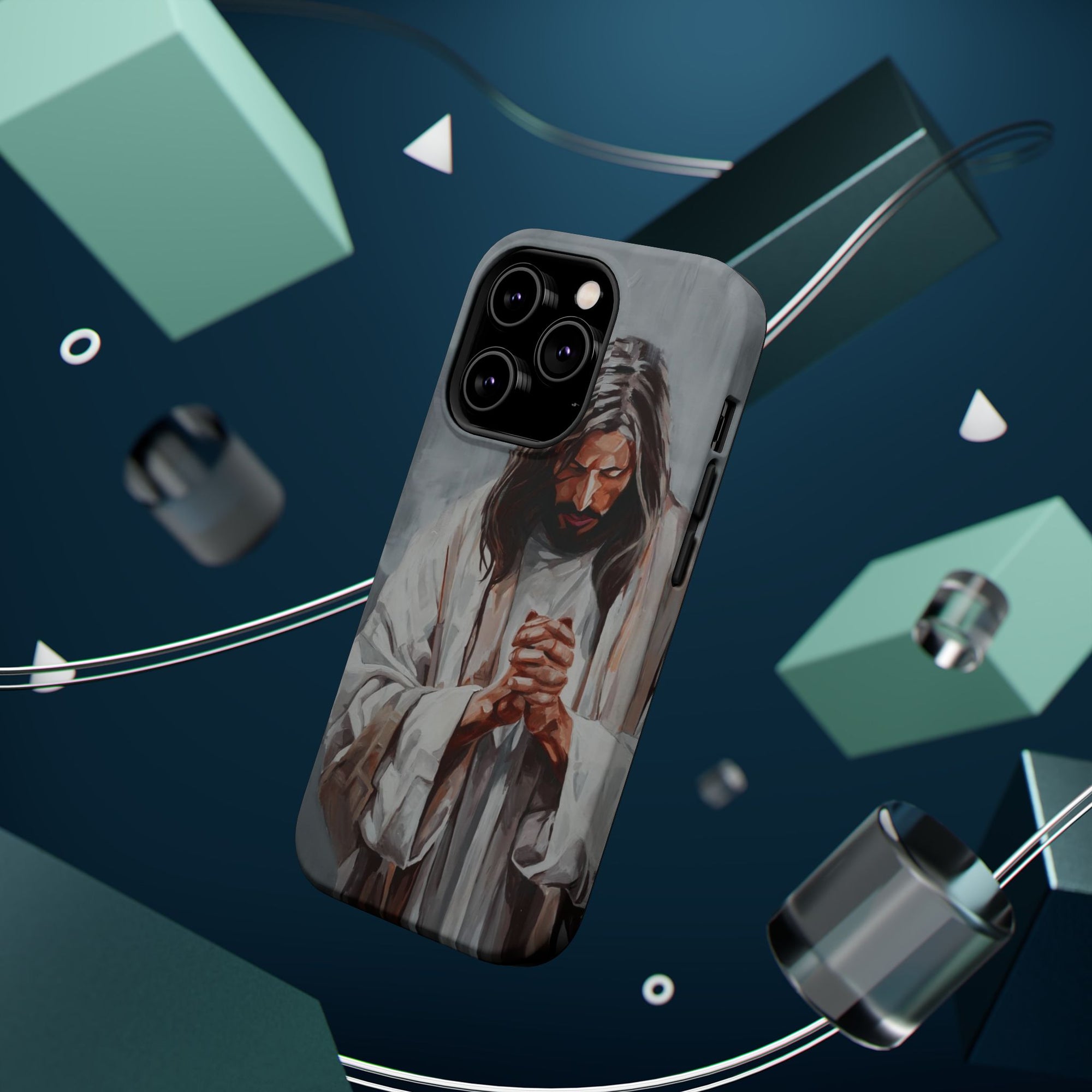 Praying Jesus Phone Case - Mag Safe iPhone Cover