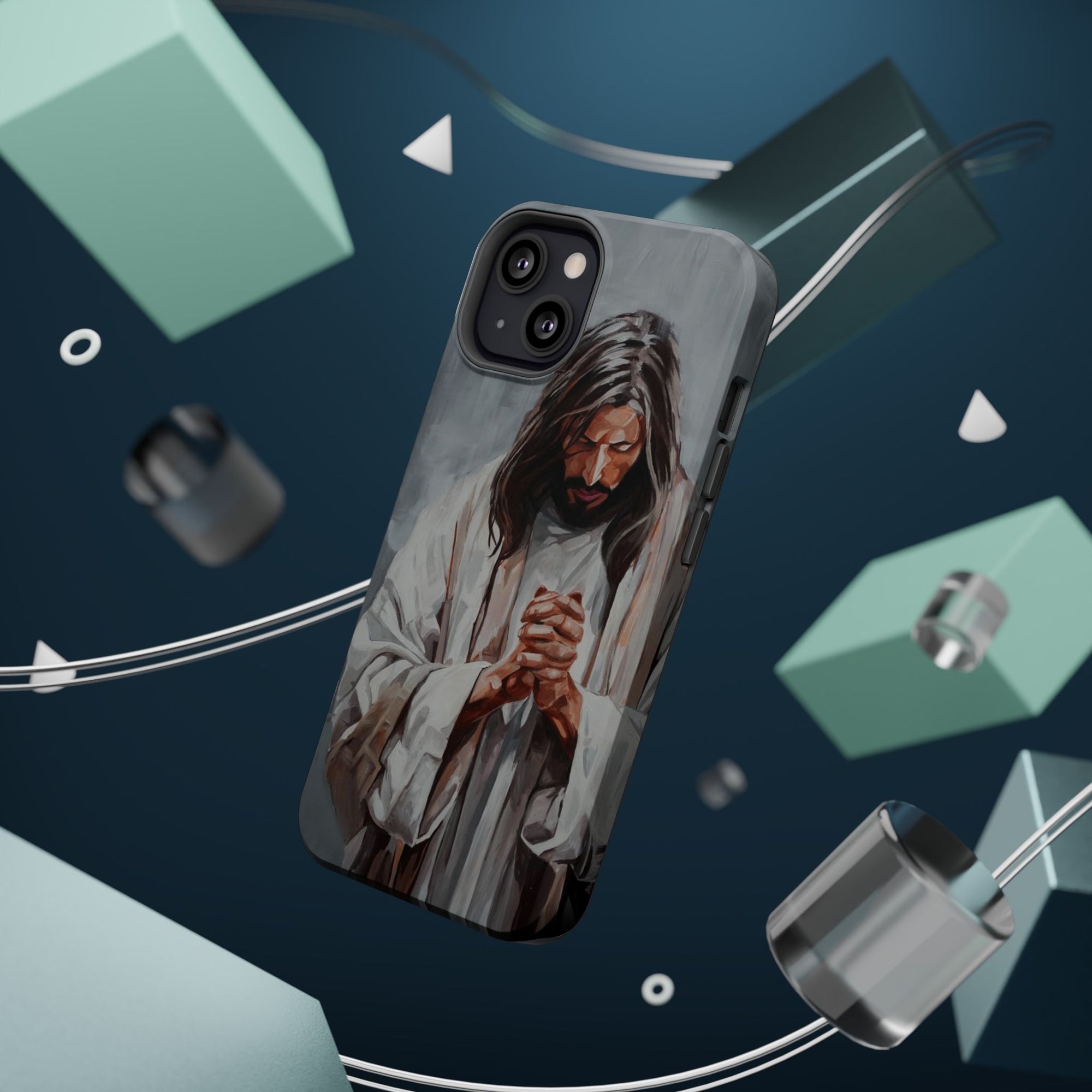 Praying Jesus Phone Case - Mag Safe iPhone Cover