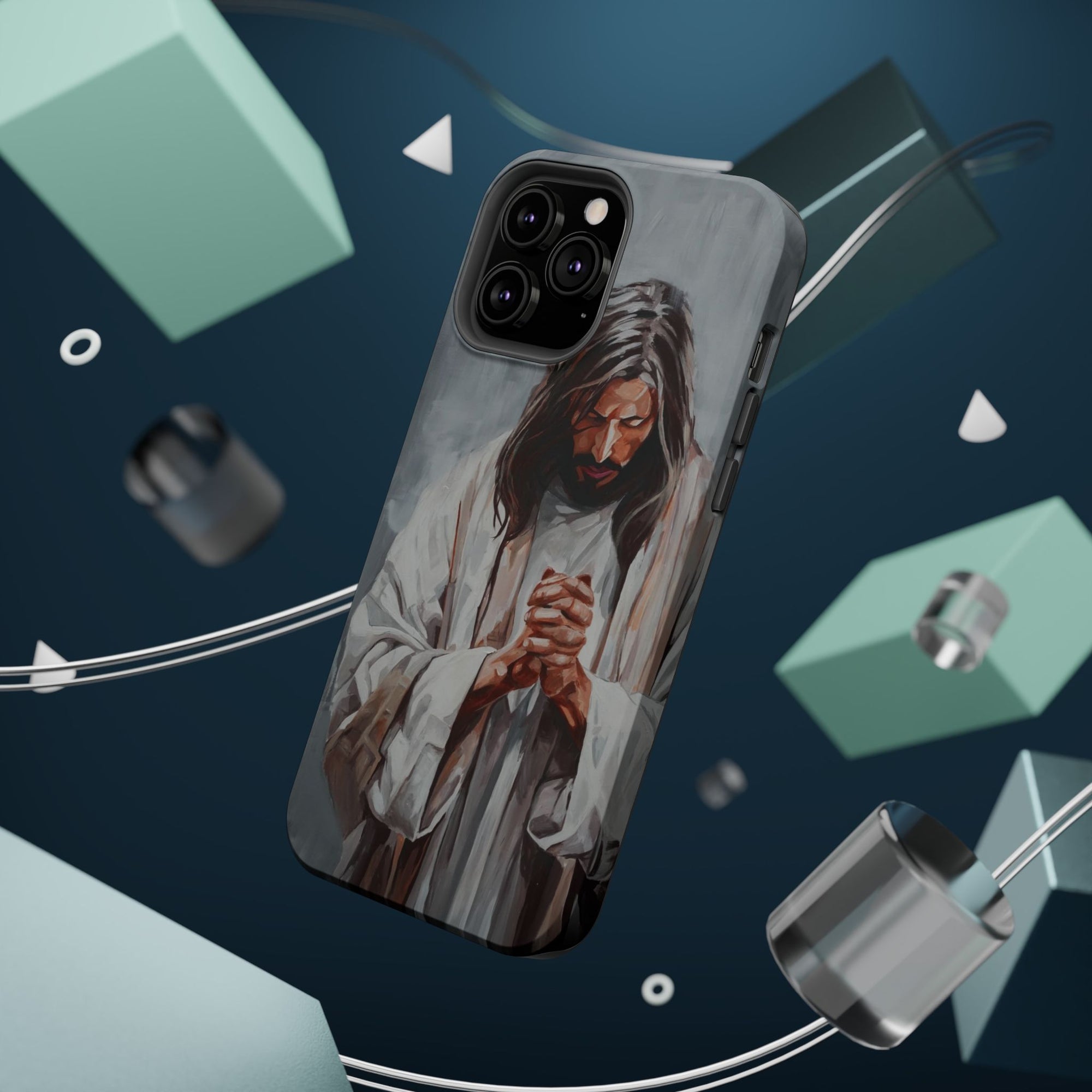 Praying Jesus Phone Case - Mag Safe iPhone Cover