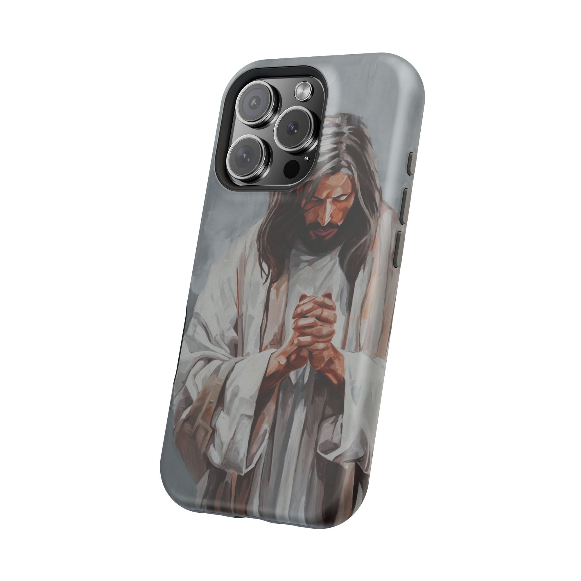 Praying Jesus Phone Case - Mag Safe iPhone Cover