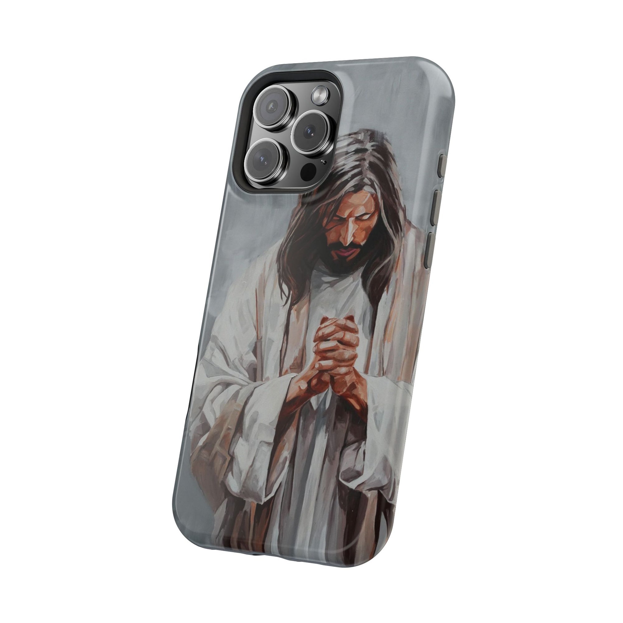 Praying Jesus Phone Case - Mag Safe iPhone Cover