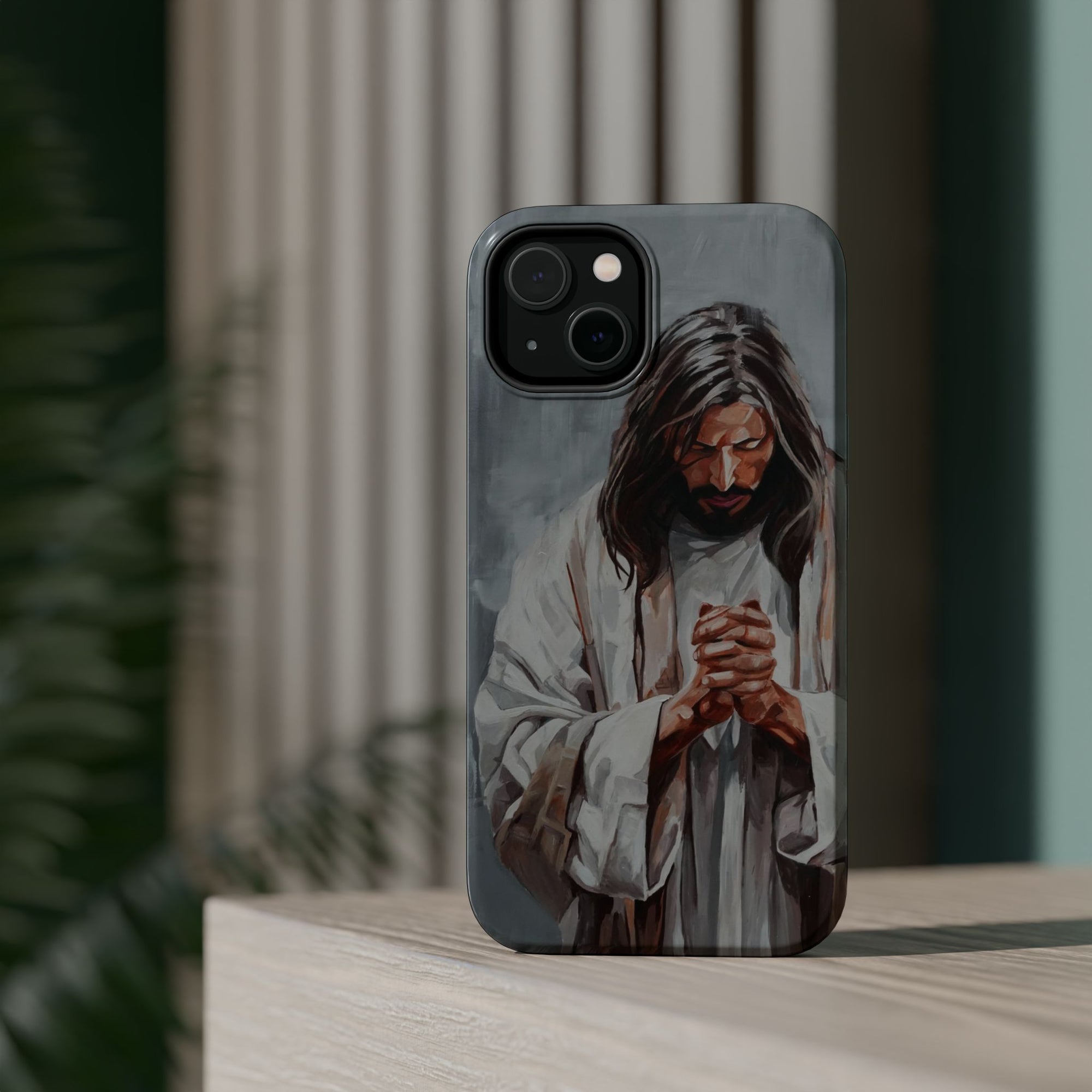 Praying Jesus Phone Case - Mag Safe iPhone Cover