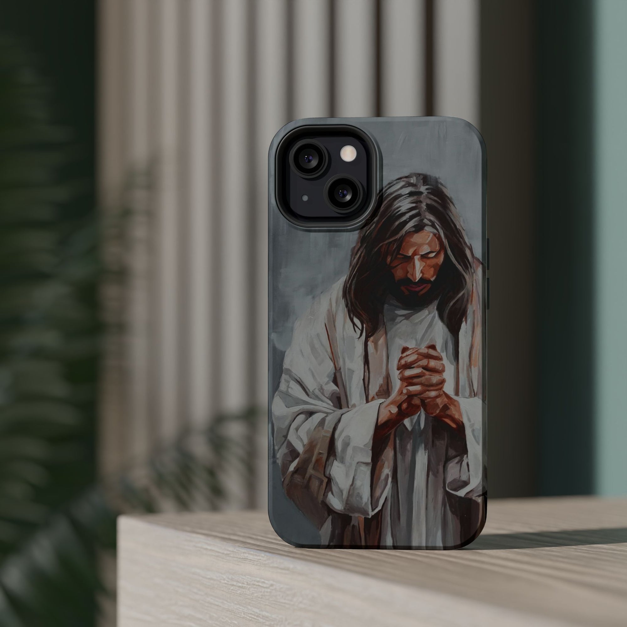 Praying Jesus Phone Case - Mag Safe iPhone Cover