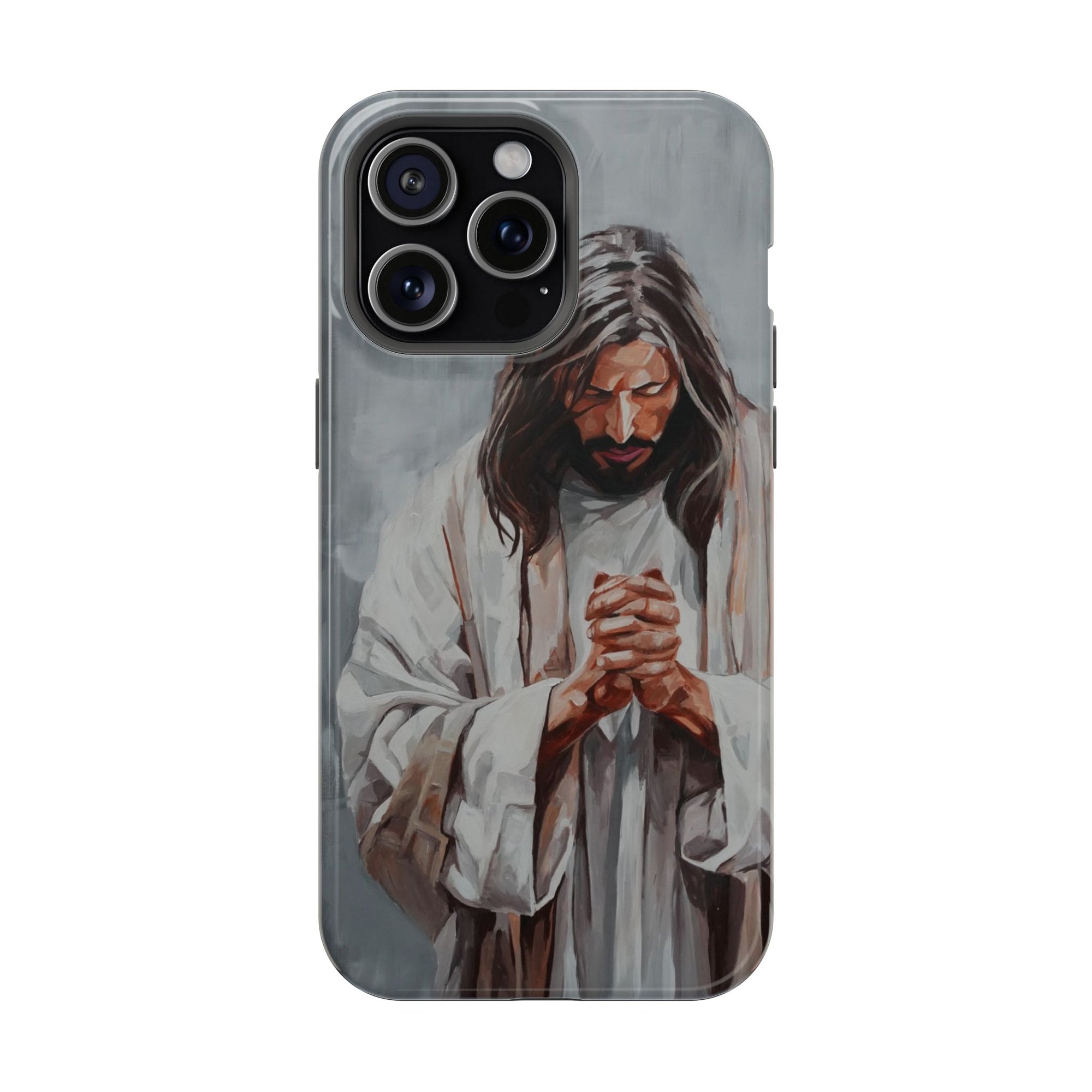 Praying Jesus Phone Case - Mag Safe iPhone Cover