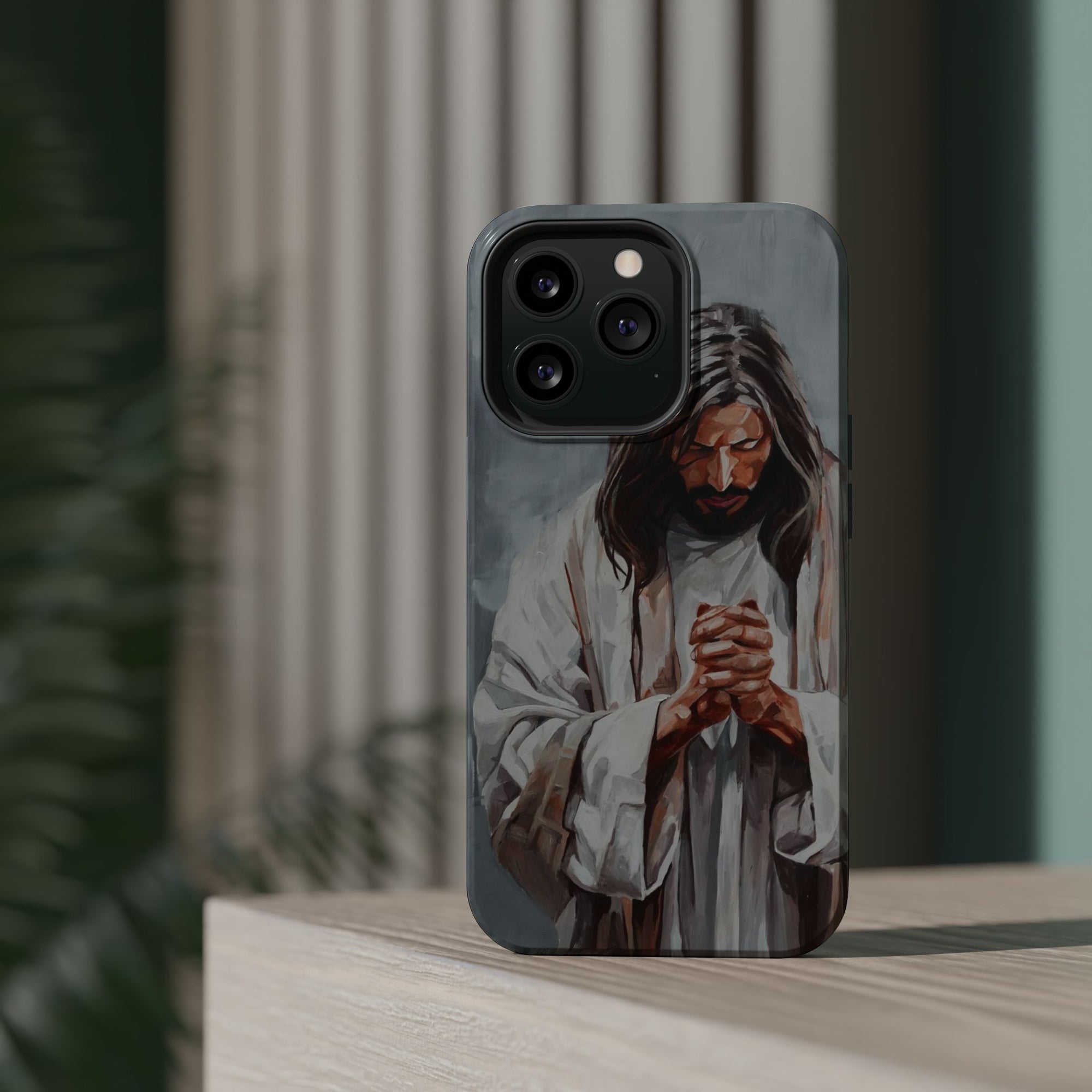 Praying Jesus Phone Case - Mag Safe iPhone Cover