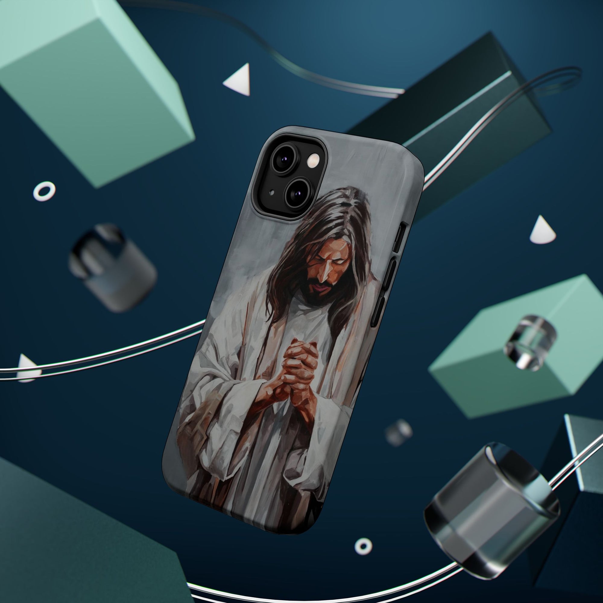 Praying Jesus Phone Case - Mag Safe iPhone Cover