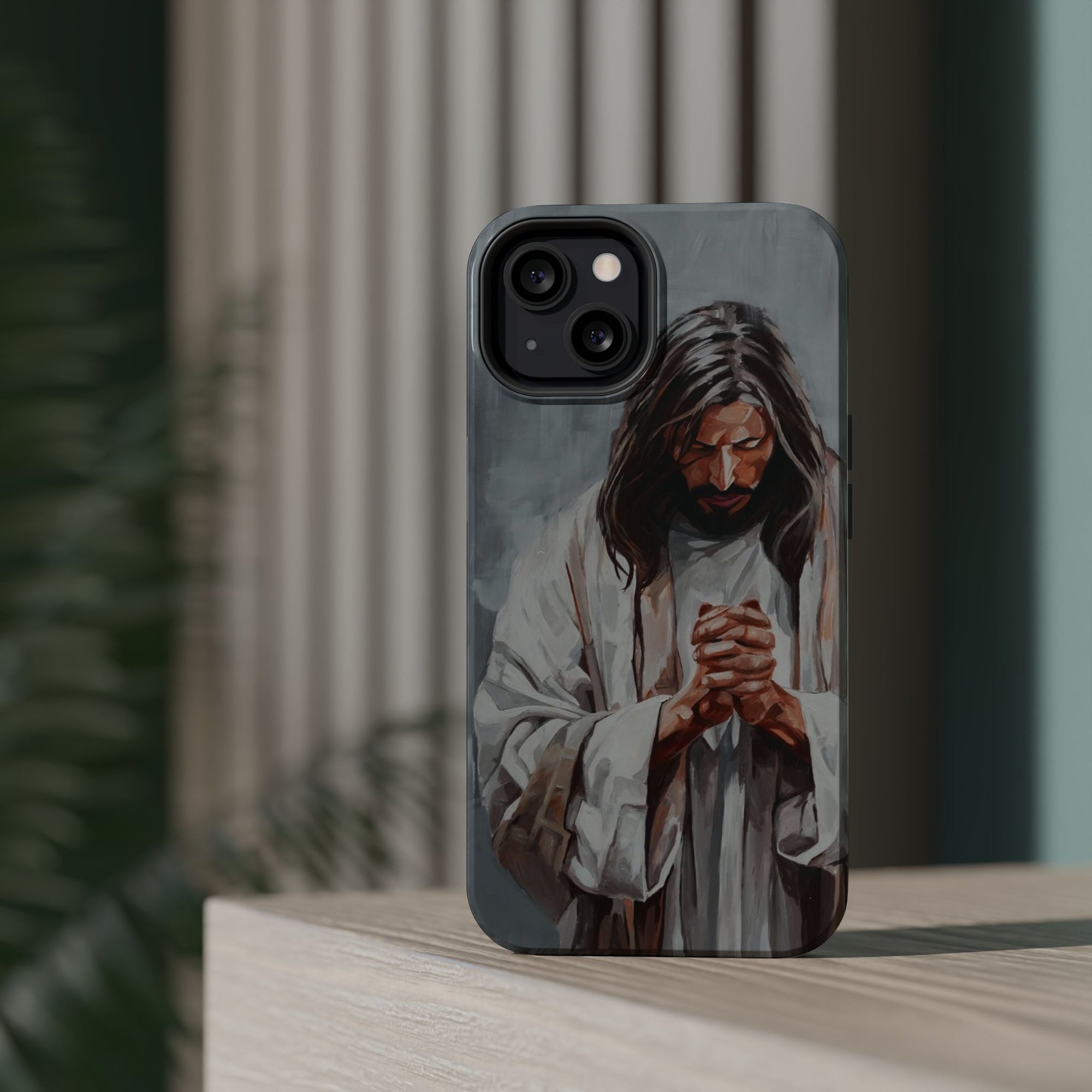 Praying Jesus Phone Case - Mag Safe iPhone Cover