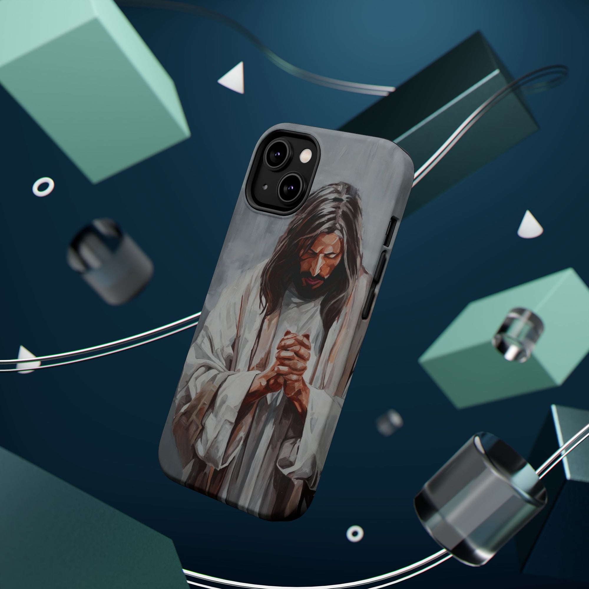 Praying Jesus Phone Case - Mag Safe iPhone Cover