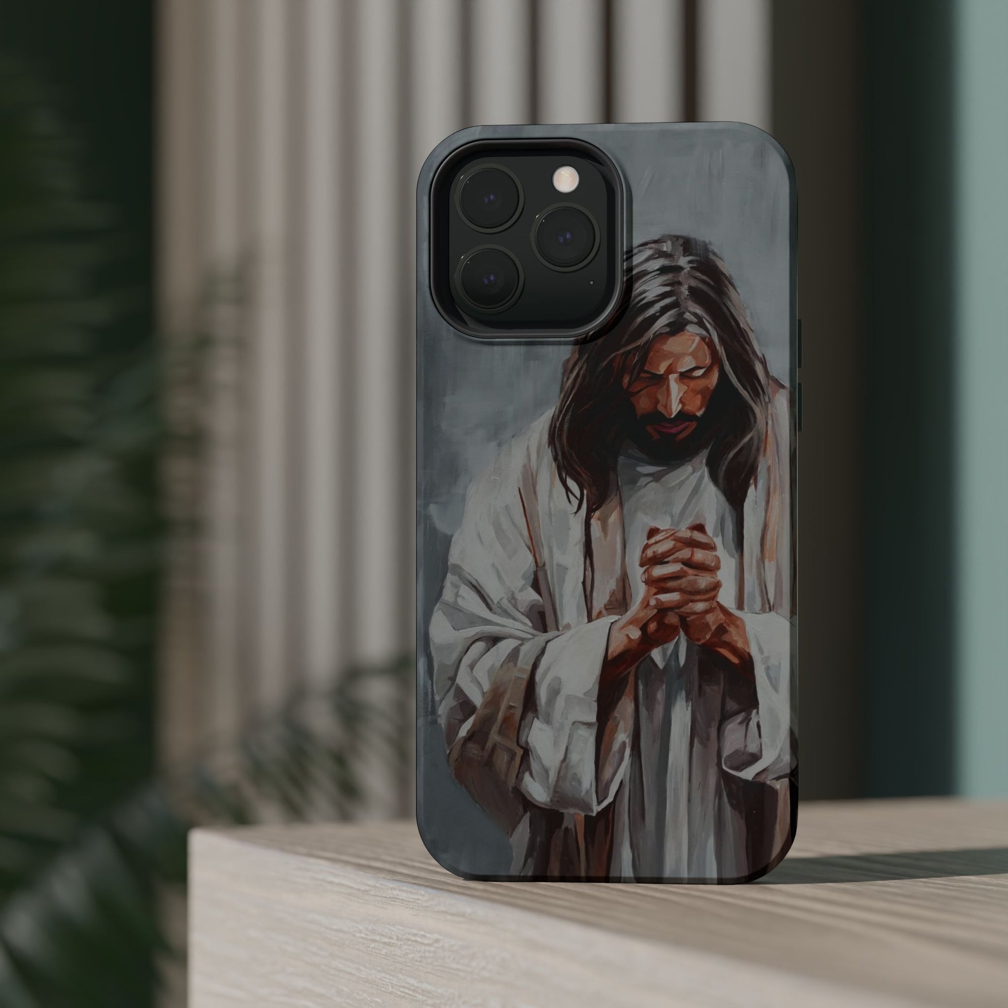 Praying Jesus Phone Case - Mag Safe iPhone Cover
